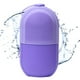 thumbnail image 1 of Molde de silicona reutilizable con forma de cubo para hielo, con cepillo para terapia de frío facial, rodillo de masaje facial (multicolor, morado), 1 of 6