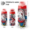 thumbnail image 2 of Hello Kitty Bottles with Pop-Open, 350 Ml Water Cup for Boys Girls Kids, Reusable Leakproof Tumbler, 304 Stainless Steel, Keeps Drinks Cold, 2 of 8