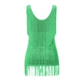 thumbnail image 5 of Ketyyh-chn99 Robes Fluides pour Femmes Robe de Mariée Col en V Unie Robe de Fête Formelle Évasée Élégante Robe Florale Invitée de Mariage Vert,m, 5 of 5