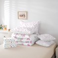 thumbnail image 6 of Feelyou Child Kawaii Bear Twin Bedding Sets 7-Piece, Flower Floral Plant Bedding Comforter Set, Cute Cartoon Animal Theme Reversible Sheet Sets, Super Cozy Room Decor, 6 of 8