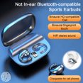 thumbnail image 2 of Kripyery 1 Set Wireless Earphones Digital Display Touch Control Earclip Not In-ear Bluetooth-compatible Sports Earbuds Phone Accessories, 2 of 8