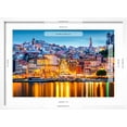 thumbnail image 5 of Art.com Porto, Portugal Old City Skyline from across the Douro River Photographic Print by Sean Pavone, White Frame Wall Art, 23" x 17", 5 of 5