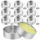 thumbnail image 2 of Juego de velas de té de aluminio, vasos pequeños, recipientes para velas, tarros con mechas para velas, 1 Juego, 2 of 8