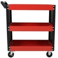thumbnail image 4 of Heavy Duty 3 Tier Rolling Tool Cart on Wheels with Ergonomic Handle for Garage and Workshop Organization, 4 of 11