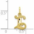 thumbnail image 4 of 10K Yellow Gold Initial L Charm Made In United States 10c764l, 4 of 6