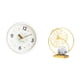 thumbnail image 5 of Reloj de pared,Reloj de pared decorativo,moderno y elegante.,Reloj de pared redondo silencioso y sin tictac,regalo,Estatua de hoja,Estatua de hoja para decoración del hogar,manualidades y, 5 of 8