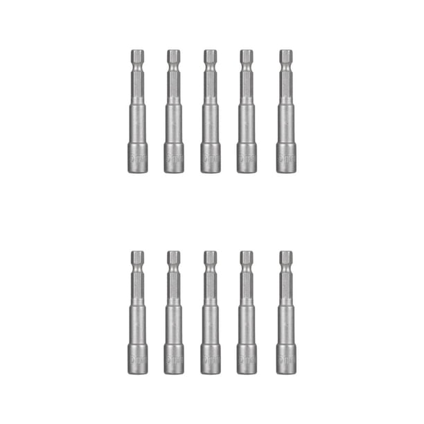 Riwesomey Destornillador de tuercas portátil Universal, 5 piezas, taller de garaje para el hogar, carpintería, vástago hexagonal, 6x65mm 2piezas