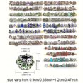 thumbnail image 3 of 60 Pieces Assorted European Beads with Metal alloy金属合金珠, 3 of 4