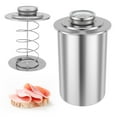 thumbnail image 4 of Ham Maker Stainless Steel Meat Press Mold for Making Ham Meat Deli Meat Homemade Lunchmeat Press Maker with a Thermometer and Cooking Bags, 4 of 7