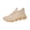 Beige, variant on Non-Slip Blade Sole Shoes, Orthopedic Shoes for Women, Breathable Mesh Walking Shoes, Women's Knit Blade Sneakers - Breathable Mesh Lace-Up Non-Slip Walking Shoes, Black 5.5