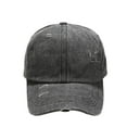 thumbnail image 2 of ZSQDM Men and Women Casual Old Fashioned Washing Water Hole Grinding Edge Baseball Cap Peaked Cap beanie of Men Von Dutch Hat Visors Skull Cap, 2 of 3