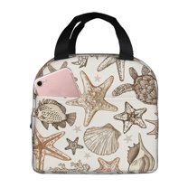 starfish Lunch Box for Women Men Insulated Lunch Bag Women Cute Lunch Bags for Women Adults Cooler Tote Bag for Work Picnic Gifts