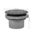 thumbnail image 2 of Mobutofu Rv A/C Ducted Air Grille Abs Grey Rv Ventilation Outlet 1Set, 2 of 8