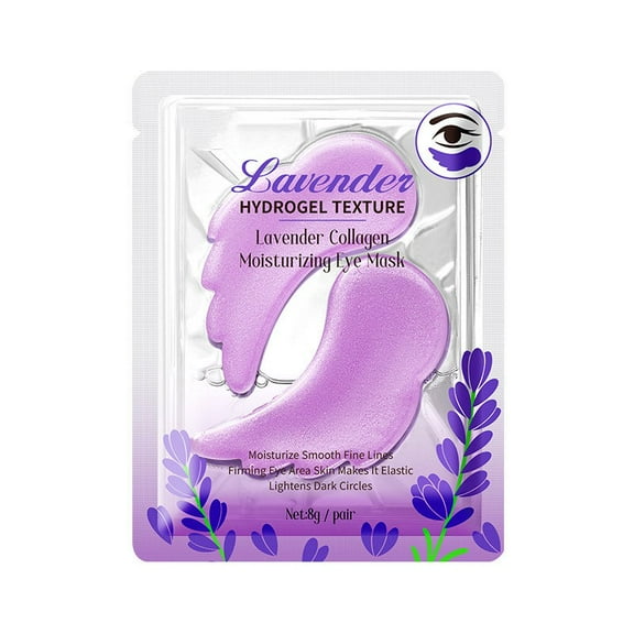 Collagen Under Eye Patches, Lavender Hydrogel Eye Pads for Puffy Eyes & Dark Circles - Depuffing, Hydrating & Firming Under Eye Mask, Eye Treatment Skin Care for Men & Women