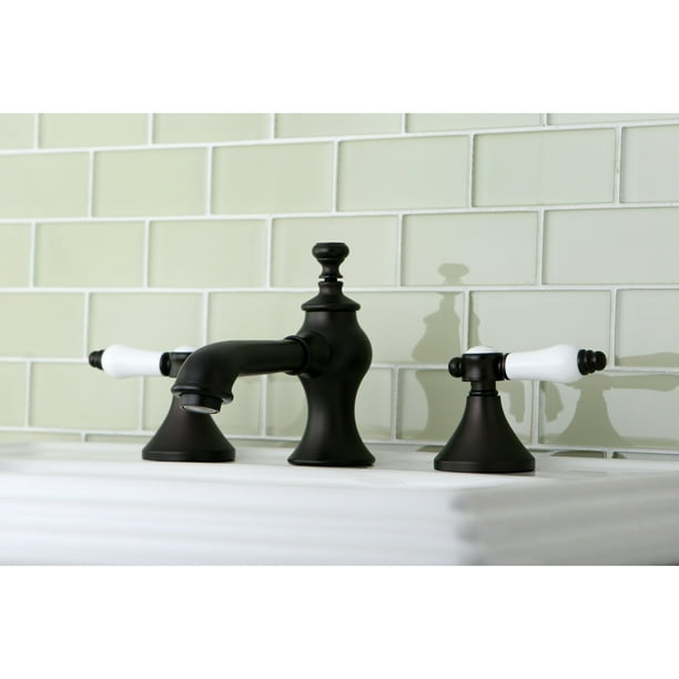 Kingston Brass Vintage Porcelain Lever Widespread Bathroom Faucet Walmart Com Walmart Com