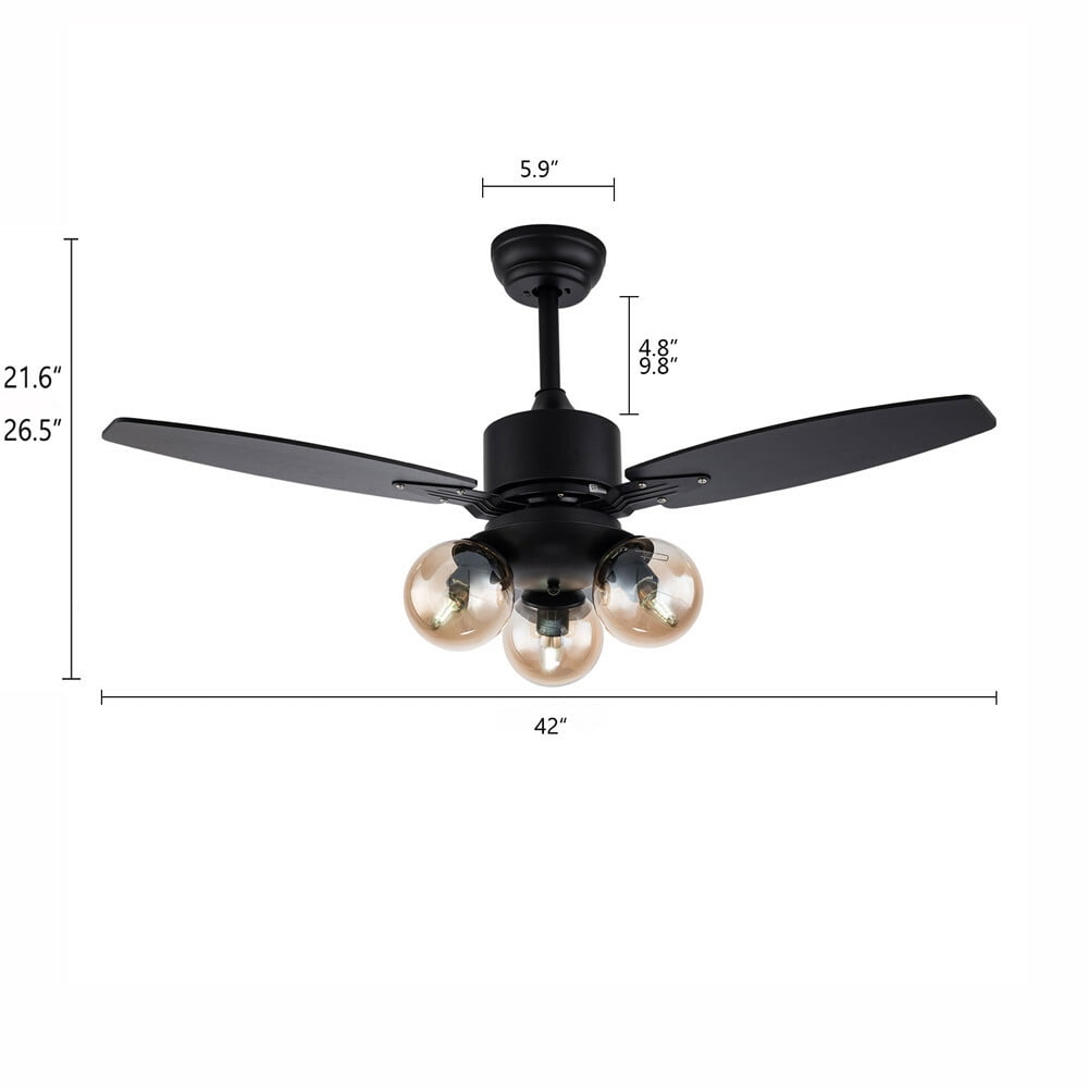 Ceiling Fan Chandelier for the Living Room, Bedroom, Dining Room, Hall, Restaurant, Bar and Other Places
