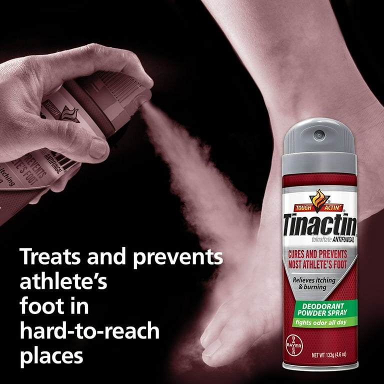 Tinactin Athlete s Foot Antifungal Deodorant Powder Spray 4.6 oz Can