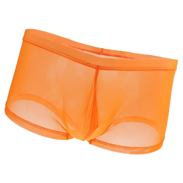 MERIGLARE Shorts sous-Vêtements pour Hommes Filets Orange m m