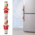 thumbnail image 4 of sunsanly Christmas Refrigerator Handle Covers Gingerbread Man Kitchen Appliance Handle Covers for Fridge Door Holiday Home Office Decoration, 4 of 7