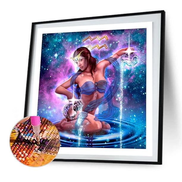 Cuadros Decorativos 5D bricolaje taladro completo diamante pintura acuario punto de cruz bordado mosaico Sywqhk Nuevos Originales