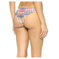 thumbnail image 2 of Mara Hoffman Spaghetti Strap Bikini Bottoms X-Small Peach Multi, 2 of 2