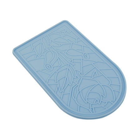 WHAMVOX Rose Pattern Wall Ornament Silicone Mold DIY Crafts Mold DIY Epoxy Silicone Casting Mold