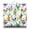 Vintage C, variant on Vintage Chicken Farm Art Floor Cushion - Supportive 9-Point Stitched Tatami Mat with Rural Floral Print