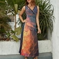 thumbnail image 4 of Mermaid Fish Scales King Size Sleeveless Dress Dresses Summer Women Dresses Clothing Woman Dresses Dress, 4 of 7