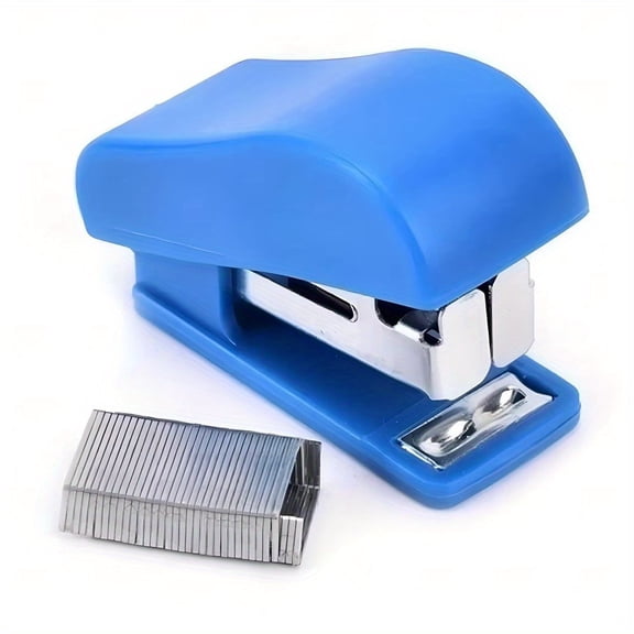 Mini Stapler Set - Portable Office Supplies, Cute Gift Stapler with 50 Staples, 0.9 cm Staples