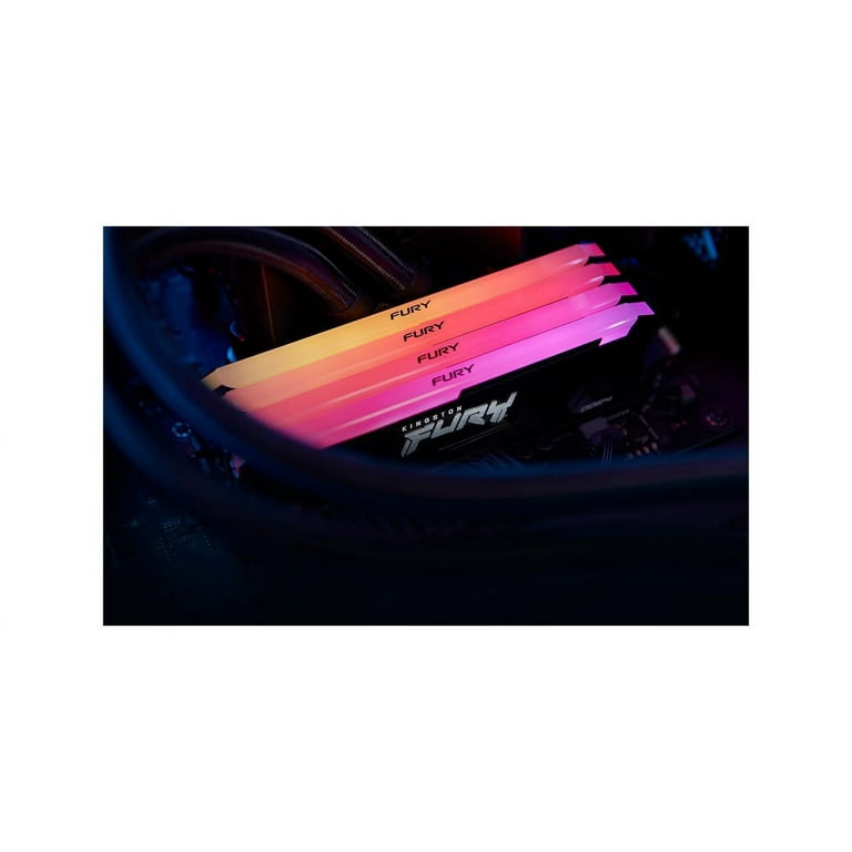 Kingston FURY Beast RGB 16GB (2 x 8GB) 288-Pin PC RAM DDR5 6000 (PC5 48000) Memory (Notebook Memory) Model KF560C40BBAK2-16 Kingston FURY Beast RGB 16GB (2 x 8GB) 288-Pin PC RAM DDR5 6000 (PC5 48000) Memory (Notebook Memory) Model KF560C40BBAK2-16