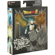 Dragon Stars Series - Dragon Ball Super - Super Saiyan Blue Vegeta, Power Up Pack 6.5 Action Figure Set