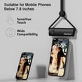 thumbnail image 1 of LJNYFDC Waterproof Protection Bag Waterproof Phone Pouch with Lanyard Touchscreen Kayaking Swimming Floating Cell Phone Dry, 1 of 7