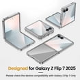 thumbnail image 3 of Funda para teléfono VEGO Galaxy Z Flip 7 de TPU transparente con protector de pantalla, 3 of 8