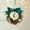 Blue, variant on 4" Mini Christmas Wreath,Christmas Cabinet Wreath for Kitchen with Bows,Pinecones,Nuts,Berries and Bell - Small Hanging Artificial Wreath for Window Home Chair Front Door Wall Indoor Outdoor,Red