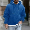 thumbnail image 2 of Kaemgyyd Men's Fashion Hoodies Sweatshirts Casual Loose Long Sleeve Drawstring Pullover Solid Knitted Tops Clothes, 2 of 3