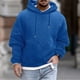 thumbnail image 1 of pstuiky camisas de manga larga para hombre, Sudadera con capucha de manga larga para hombre, estilo informal, con cordones y tejido liso camisetas de hombre l, 1 of 8