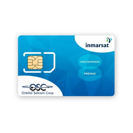 Inmarsat IsatPhone Pro and IsatPhone 2 Prepaid SIM Card with 50 Units (38.4 Minutes*) Includes FREE (Best Two Sim Card Phones)