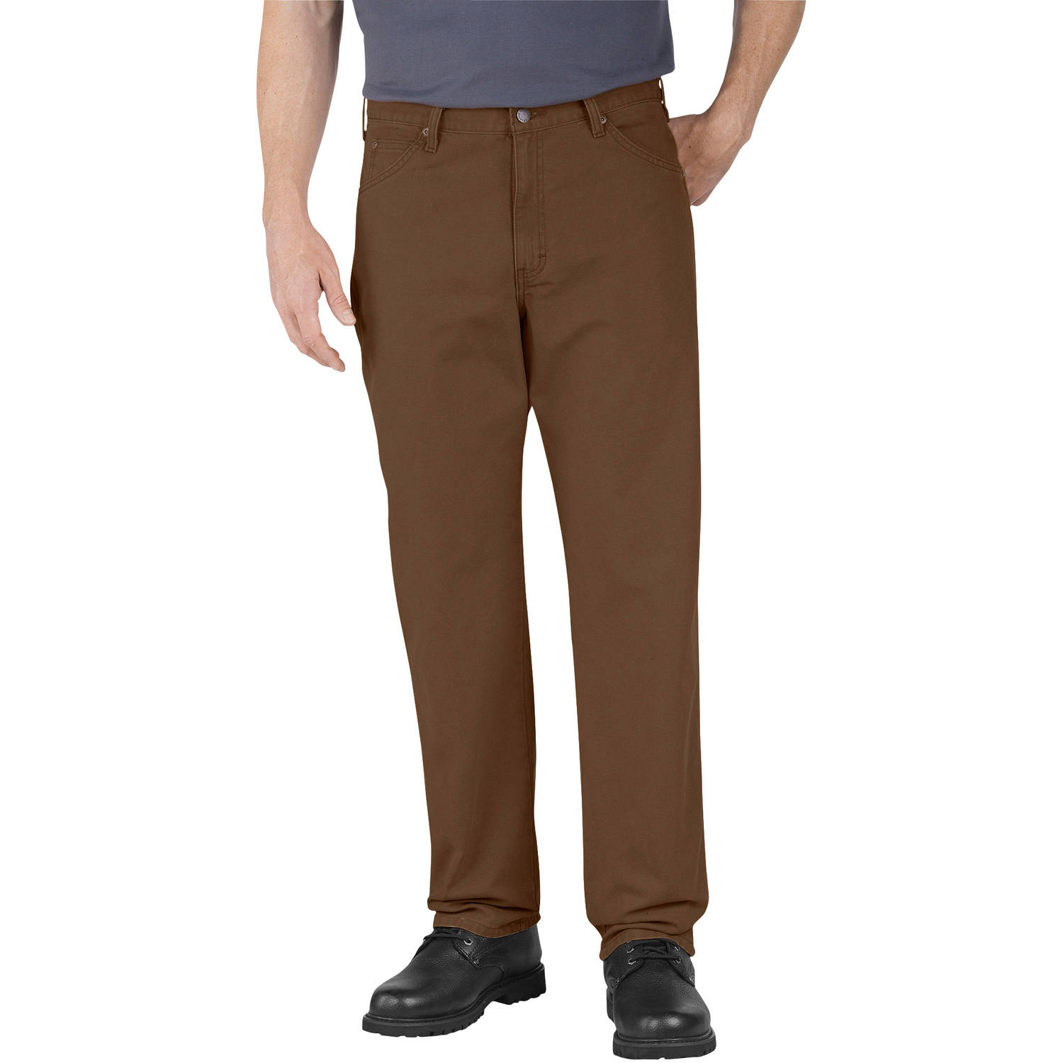 Genuine Dickies Big Men's Flat Front Comfort Waist Flex Pant