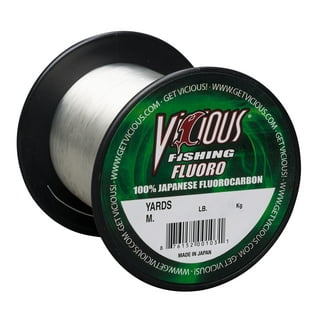  Vicious 500 Yard Pro Elite Fluorocarbon Fishing Line (8-Pound)  : Sports & Outdoors