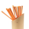 thumbnail image 4 of BambooMN Triangular Appetizer Cocktail Prism Picks - 3.5" (8.9cm) - Orange - 1,000 Pieces, 4 of 5