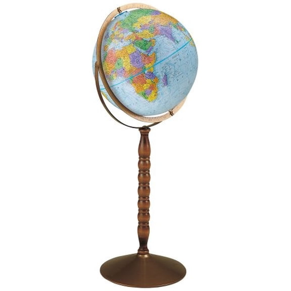 Replogle Treasury Floor Globe, Blue 12"