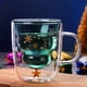 thumbnail image 5 of Estrella de Árbol de Navidad de Doble Capa de Vidrio para Vasos de Agua, Taza de Alta Temperatura, 5 of 9
