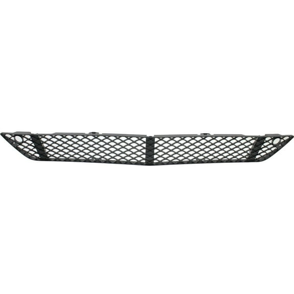 Bumper Grille Compatible With 2012-2013 Mercedes Benz S350 2010-2013 S400 Front, Center Textured Black