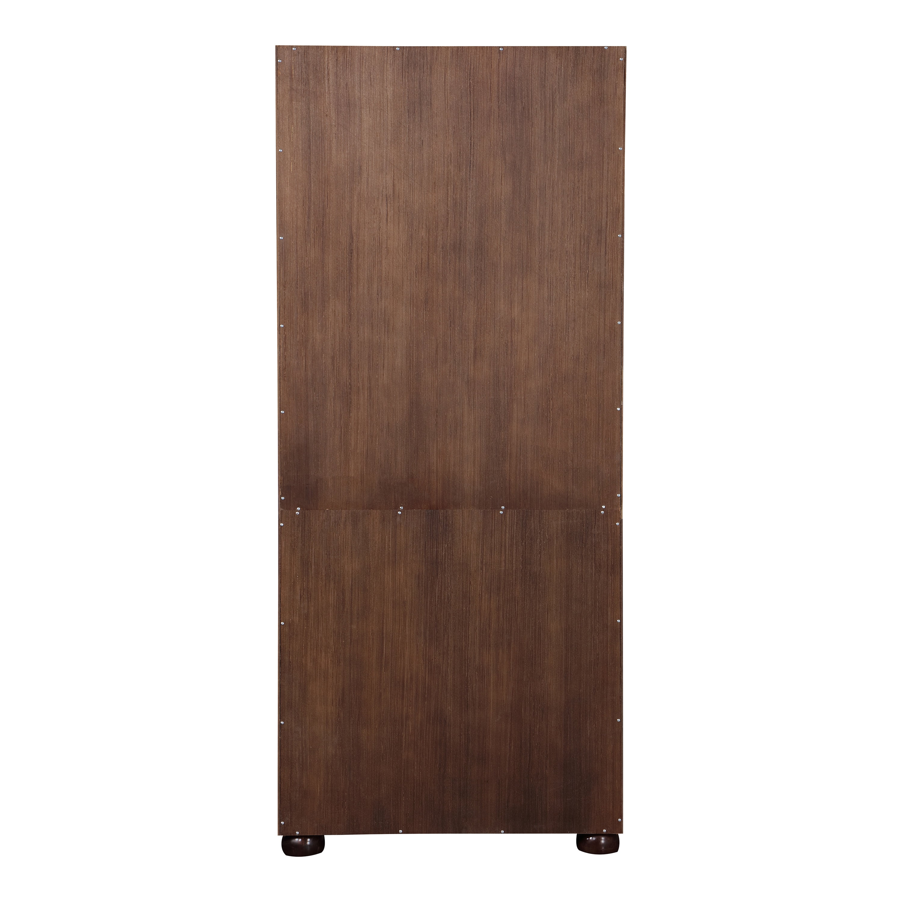 Furniture of America Lieux 3-Shelf Wood Adult Bookcase with 2-Door, Espresso