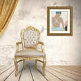 thumbnail image 3 of Vess, June Erica 26x32 Gold Ornate Wood Framed with Double Matting Museum Art Print Titled - Femme Moderne I, 3 of 4