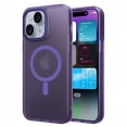 thumbnail image 1 of Funda TEKKU Matte para iPhone 15 Trans Violeta compatible con MagSafe, 1 of 4