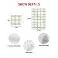 thumbnail image 7 of Sage Green Buffalo Plaid Kitchen Dish Towels for Drying Dishes Set of 2, Farmhouse Check Stripes Geometric Waffle Weave Microfiber Hand Tea Bathroom Towels Quick Dry & Absorbent Towel 15.7x23.6, 7 of 7