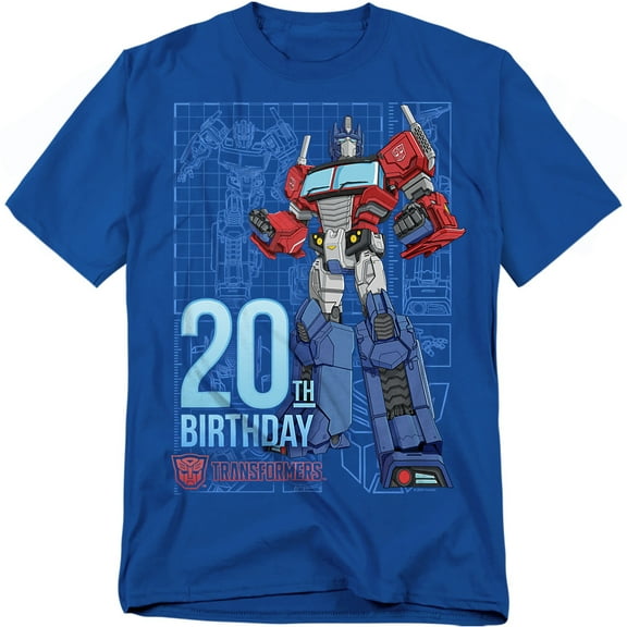 Transformers T-Shirt Optimus Prime 20Th Birthday Unisex Graphic Tee For Men & Women