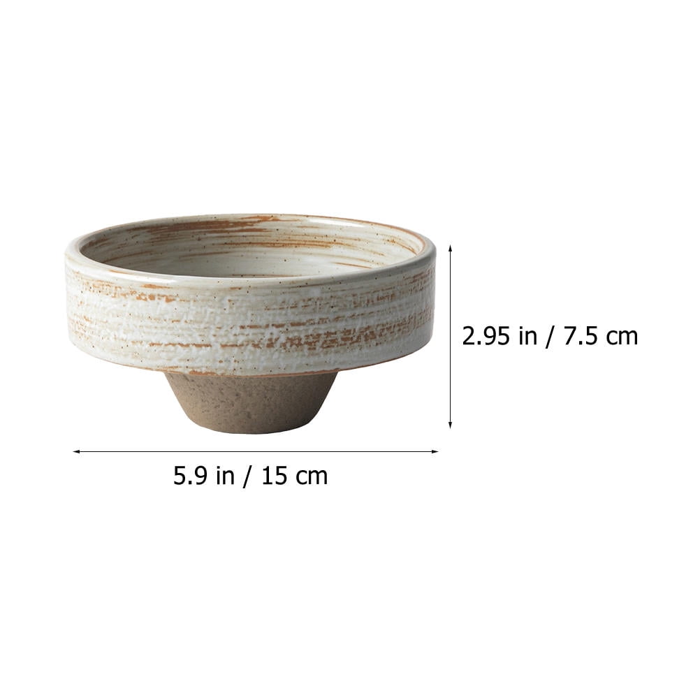 LULULION Ceramic Flower Arranger Utensil Stylish Floral Arrangement Holder for People Use 1Pc