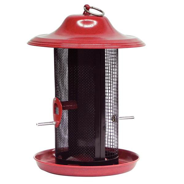 Two Suet Capaci Stokes Select 38070 Capacity Double Bird Feeder With Metal Roof 